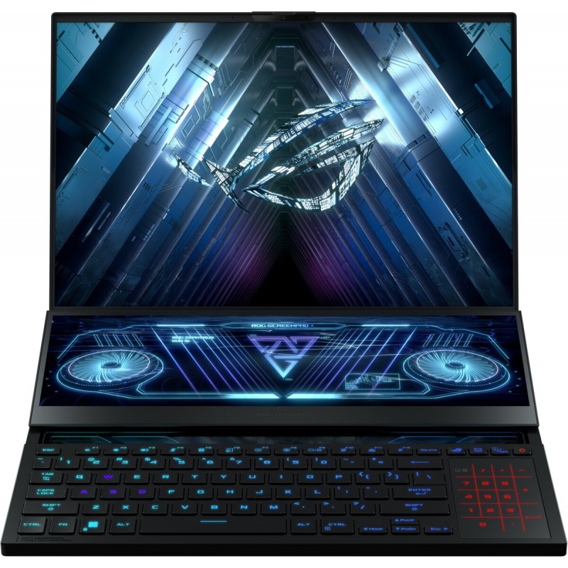 Лаптоп ASUS ROG Zephyrus Duo 16, 16." (2560x1600) WQXGA IPS, Ryzen 9 6900HX, 16MB, RTX 3070 Ti 8GB GDDR6, 32GB DDR5 4800MHz, 1TB