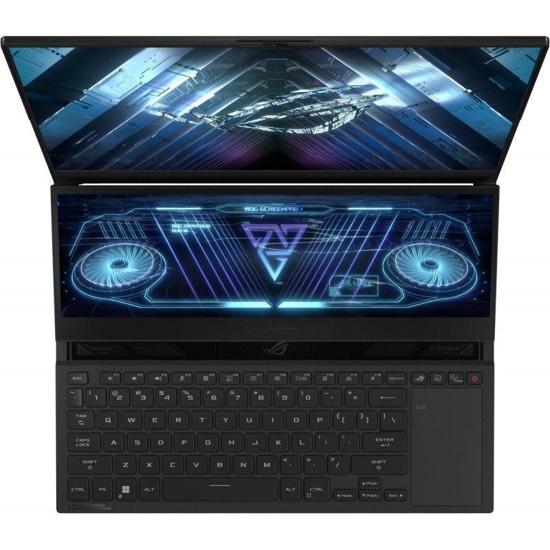 Лаптоп ASUS ROG Zephyrus Duo 16, 16." (2560x1600) WQXGA IPS, Ryzen 9 6900HX, 16MB, RTX 3070 Ti 8GB GDDR6, 32GB DDR5 4800MHz, 1TB