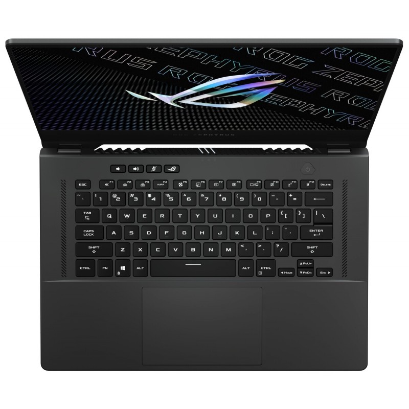 Лаптоп ASUS GA503RM-HB152W, 15.6 ' UHD'4К (3840x2160) IPS, Ryzen 9 6900HS, RTX 3060 6GB GDDR6, 16GB DDR5 4800MHz, 1TB M.2 NVMe