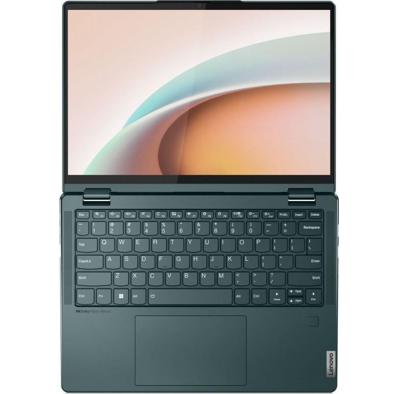 Лаптоп LENOVO YOGA 6 83B2002NBM, 13" WUXGA (1920x1200) IPS Touch, Ryzen 7 7730U, 16GB LPDDR4X 4266MHz, 1TB M.2 NVMe SSD, YOGA 6