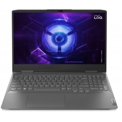 Лаптоп LENOVO LOQ 15IRH8 82XV00GVBM, 15.6" FHD (1920x1080) IPS, i5-12450H, RTX 4050 6GB GDDR6, 16GB DDR5 4800MHz, 512GB M.2 NVMe SSD