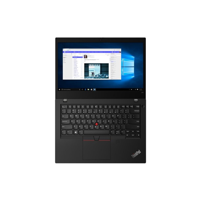 Лаптоп LENOVO ThinkPad L14, 14" FHD (1920x1080) IPS, Intel Pentium Gold 6405U, 4GB DDR4 3200MHz, 256GB M.2 NVMe SSD, LENOVO TP