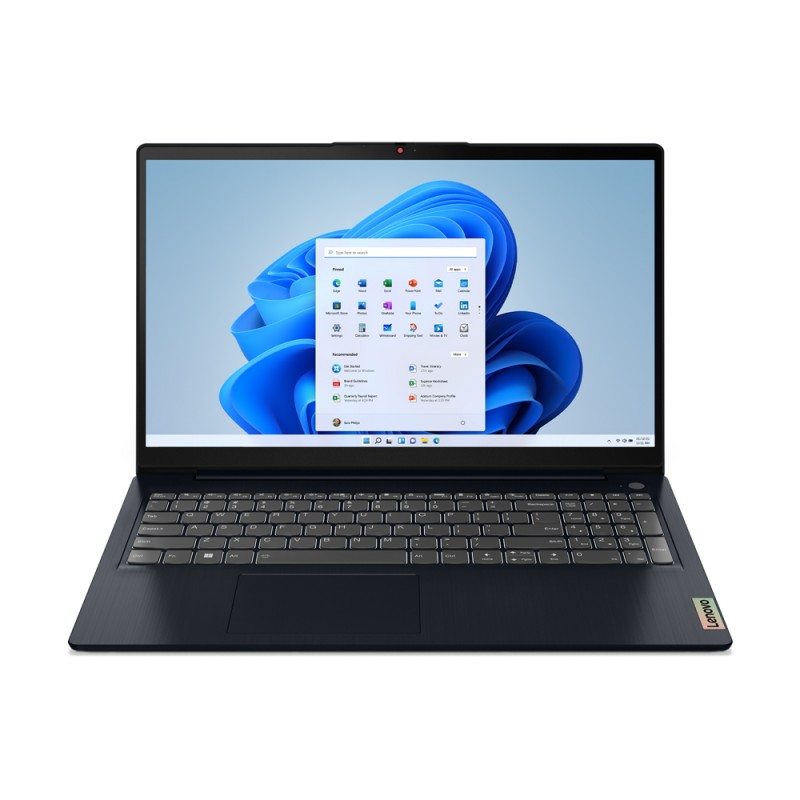 Лаптоп LENOVO IdeaPad 3 15IAU7, 15.6" FHD (1920x1080), Intel Pentium Gold 8505, 8GB DDR4 3200MHz, 512GB M.2 PCIe NVMe SSD, IP 3