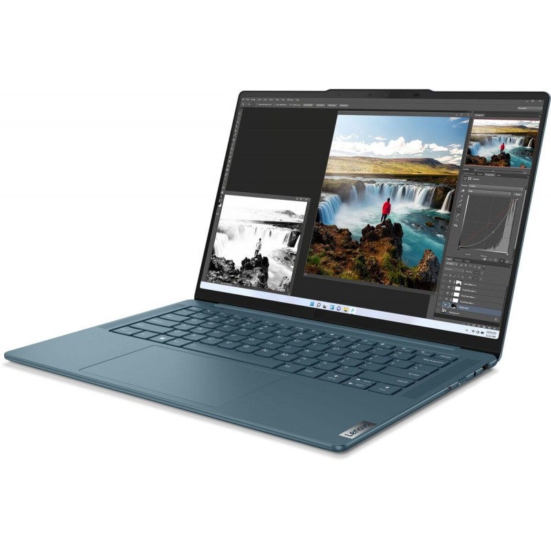 Лаптоп LENOVO YOGA 7 PRO 14ARP8, 14.5" 3K (3072x1920) IPS, Ryzen 7 7735HS, RTX 3050 6GB GDDR6, 16GB LPDDR5 6400MHz, 1TB M.2 NVMe