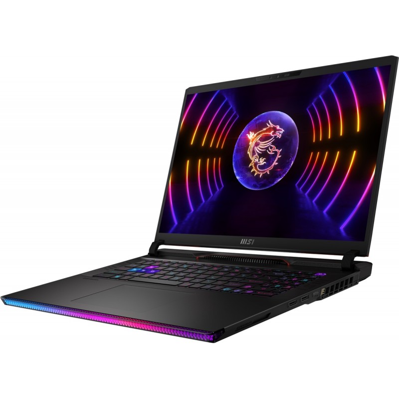 Лаптоп MSI RAIDER GE78 HX 14VIG 692, 17" QHD+ (2560x1600) IPS, i9-14900HX, RTX 4090 16GB GDDR6, 64GB DDR5 5600MHz, 2TB M.2 NVMe