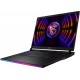 Лаптоп MSI RAIDER GE78 HX 14VIG 692, 17" QHD+ (2560x1600) IPS, i9-14900HX, RTX 4090 16GB GDDR6, 64GB DDR5 5600MHz, 2TB M.2 NVMe