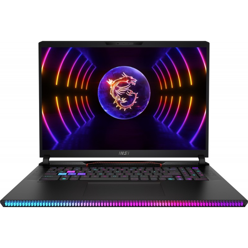 Лаптоп MSI RAIDER GE78 HX 14VIG 692, 17" QHD+ (2560x1600) IPS, i9-14900HX, RTX 4090 16GB GDDR6, 64GB DDR5 5600MHz, 2TB M.2 NVMe