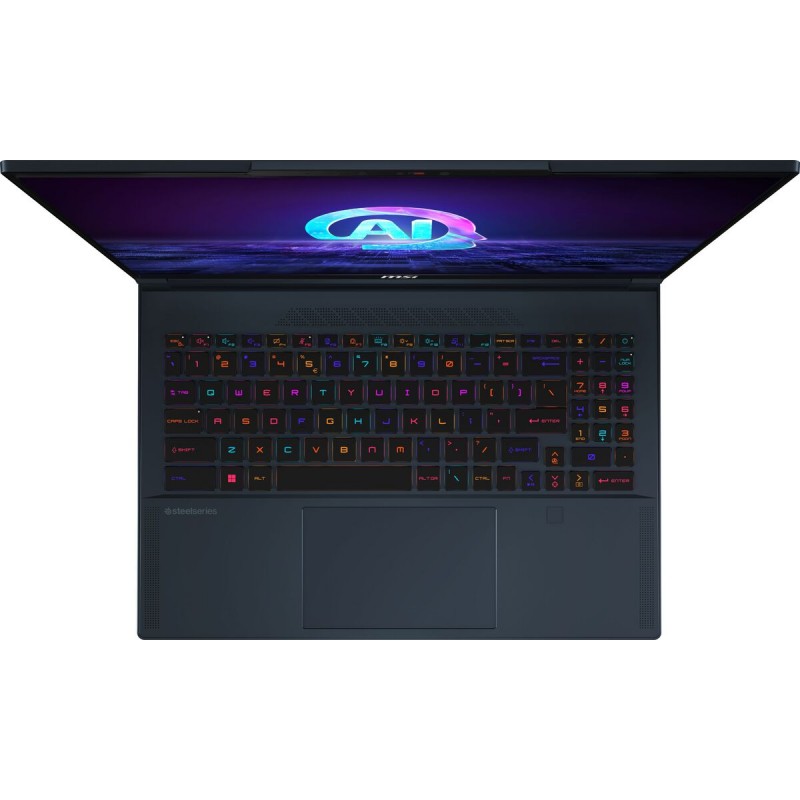 Лаптоп MSI STEALTH16 STUDIO A1VGG 053, 16" QHD+ (2560x1600) IPS, Intel Ultra 9 185H, RTX 4070 8GB GDDR6, 32GB DDR5 5600MHz, 2TB M.2