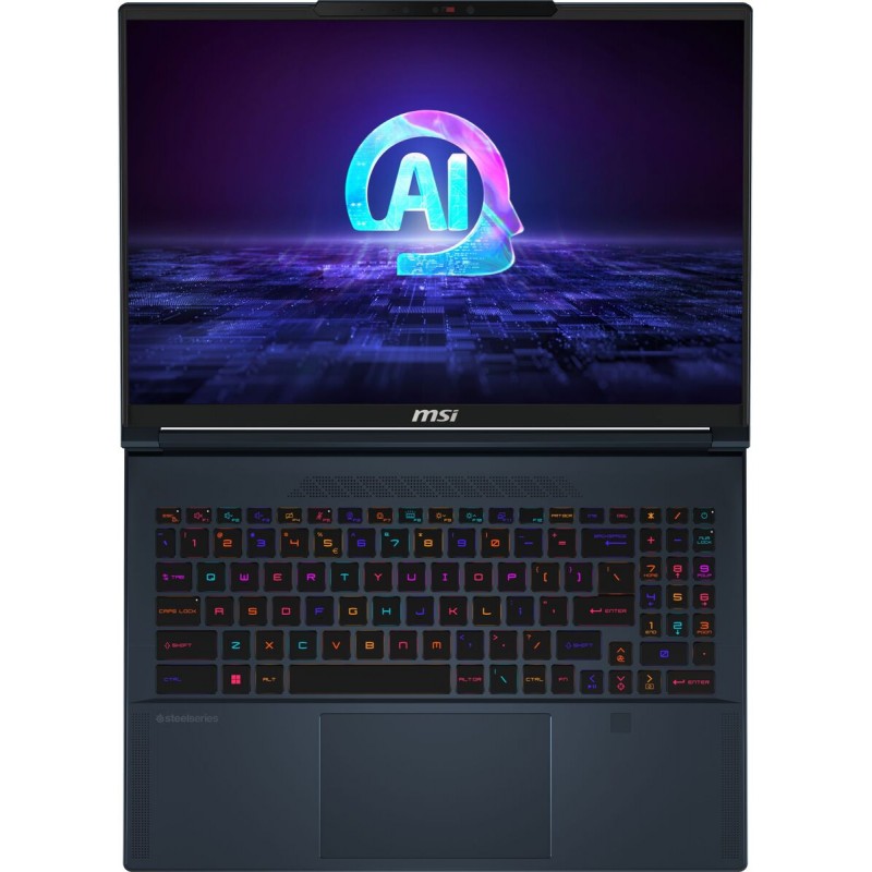 Лаптоп MSI STEALTH16 STUDIO A1VGG 053, 16" QHD+ (2560x1600) IPS, Intel Ultra 9 185H, RTX 4070 8GB GDDR6, 32GB DDR5 5600MHz, 2TB M.2