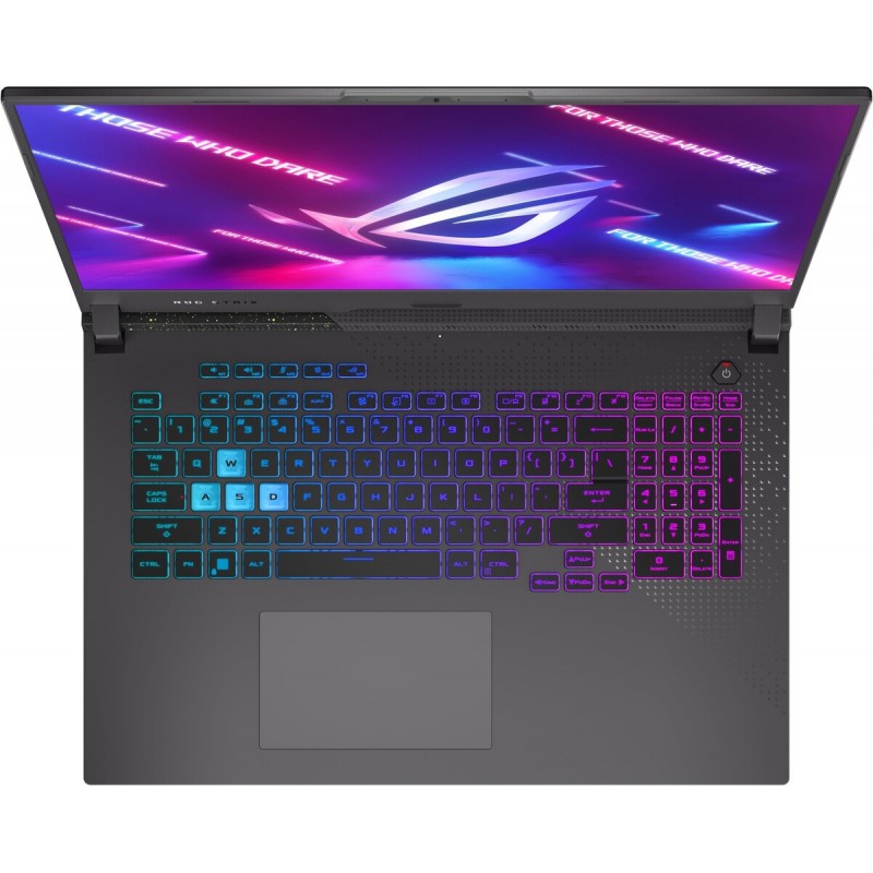 Лаптоп ASUS G713PV-LL047W, 17.3" WQHD (2560x1440) IPS, Ryzen 9 7845HX, RTX 4060 8GB GDDR6, 16GB DDR5 4800MHz, 1TB M.2 NVMe SSD