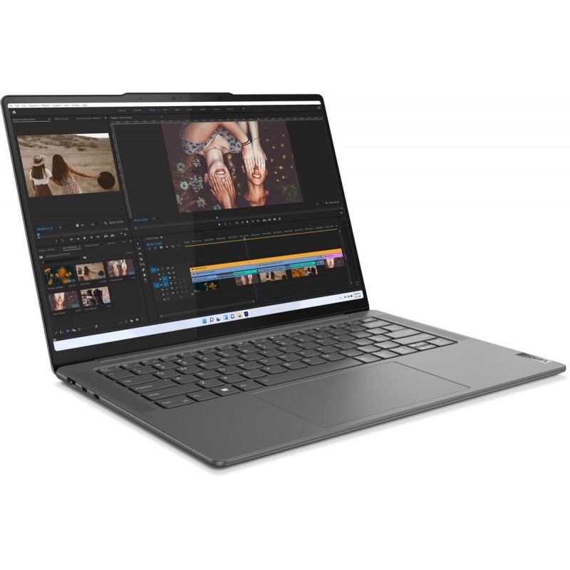 Лаптоп LENOVO YOGA 7 PRO 14ARP8, 14.5" 2.5K (2560x1600) IPS, Ryzen 7 7735HS, 16GB LPDDR5 6400MHz, 1TB M.2 NVMe SSD, LENOVO YOGA 7