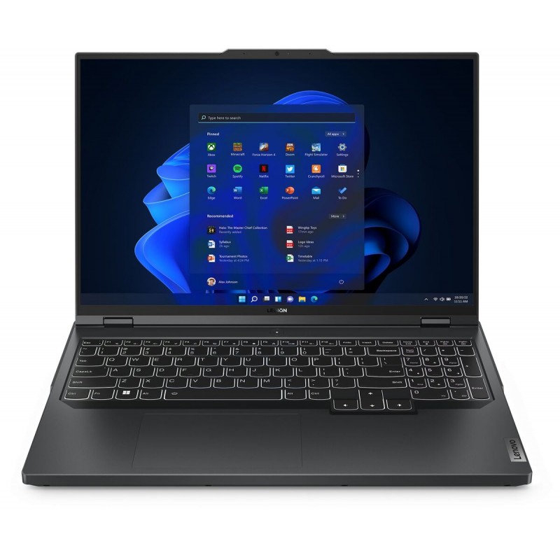 Лаптоп LENOVO LEGION 5 PRO 16IRX9, 16" WQXGA (2560x1600) IPS, i7-14700HX, RTX 4070 8GB GDDR6, 16GB DDR5 5600MHz, 1TB M.2 NVMe SSD