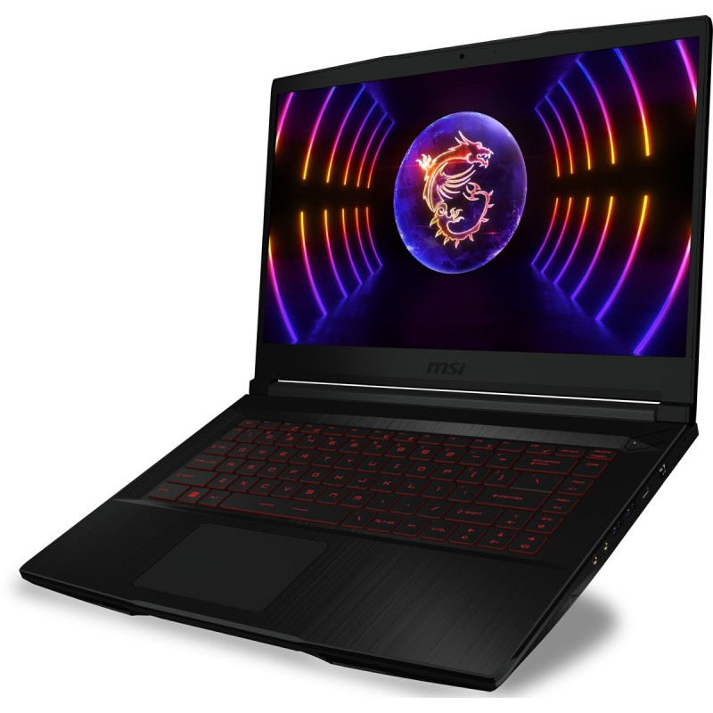 Лаптоп MSI GF63 THIN 12VF-1262XBG, 15.6" FHD (1920x1080) IPS, i7-12650H, RTX 4060 8GB GDDR6, 16GB DDR4 3200MHz, 1TB M.2 NVMe SSD