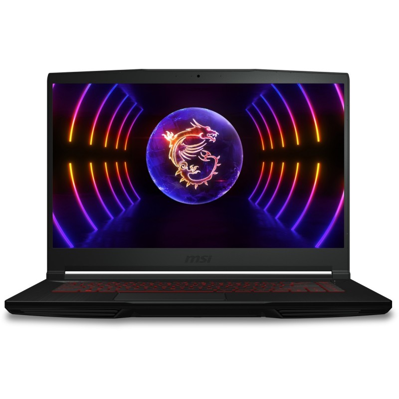 Лаптоп MSI GF63 THIN 12UC-1267XBG, 15.6" FHD (1920x1080) IPS, i7-12650H, RTX 3050 4GB GDDR6, 8GB DDR4 3200MHz, 1TB M.2 NVMe SSD
