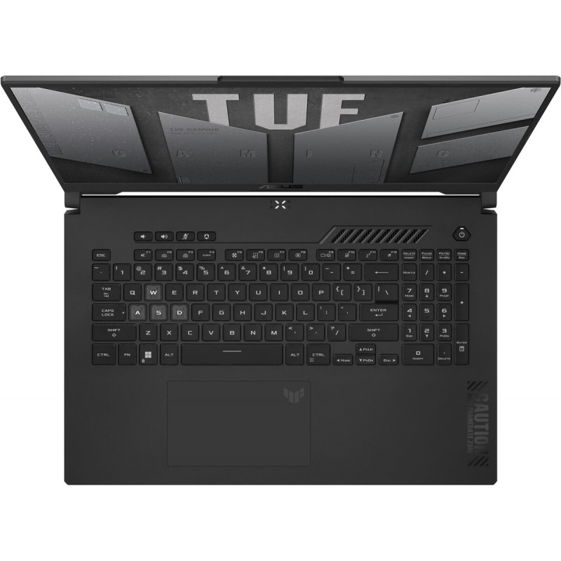 Лаптоп ASUS FX707VU-HX106, 17.3" FHD (1920x1080) IPS, i7-13620H, RTX 4050 6GB GDDR6, 16GB DDR5 4800MHz, 512GB M.2 NVMe SSD