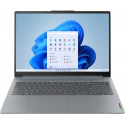 Лаптоп LENOVO IP3 SLIM 15ABR8, 15.6" FHD (1920x1080) IPS, Ryzen 7 7730U, 16GB DDR4 3200MHz, 512GB M.2 NVMe SSD