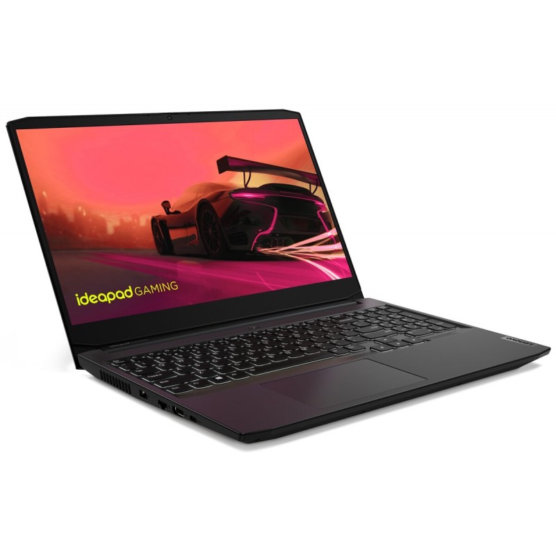 Лаптоп LENOVO IP GAMING 3, 15.6" FHD (1920x1080) IPS, Ryzen 5 5500H, RTX 2050 4GB GDDR6, 8GB DDR4 3200MHz, 512GB M.2 NVMe SSD, IP