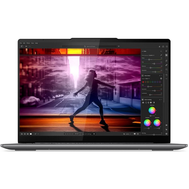 Лаптоп LENOVO YG SLIM 7, 14" WUXGA (1920x1200), Intel Ultra 7 155H, 32GB LPDDR5X 7467MHz, 1TB M.2 NVMe SSD, YG SLIM 7 14IMH9