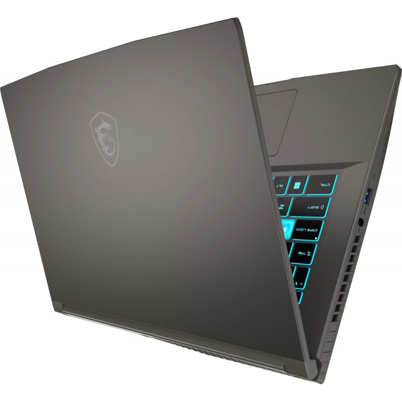 Лаптоп MSI THIN 15 B12UCX-1467XBG, 15.6" FHD (1920x1080) IPS, i5-12450H, RTX 2050 4GB GDDR6, 8GB DDR4 3200MHz, 512GB M.2 NVMe SSD