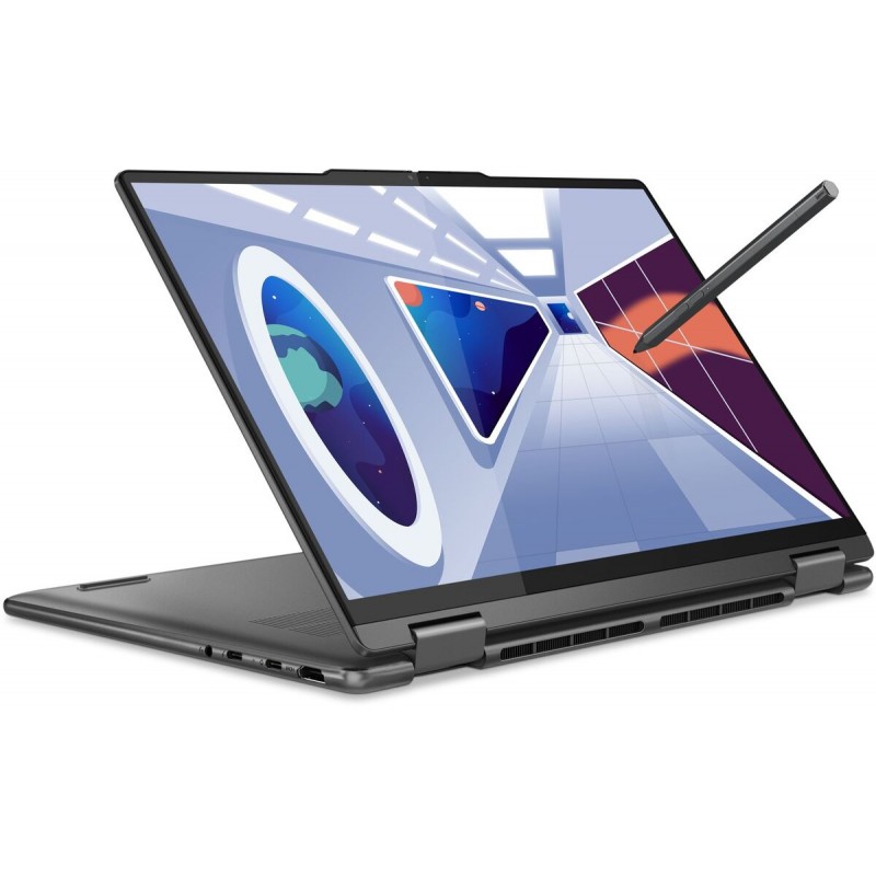 Лаптоп LENOVO YOGA 7, 14" WUXGA (1920x1200) Touch, Ryzen 7 7735U, 16GB LPDDR5 6400MHz, 1TB M.2 NVMe SSD, LENOVO YOGA 7 14