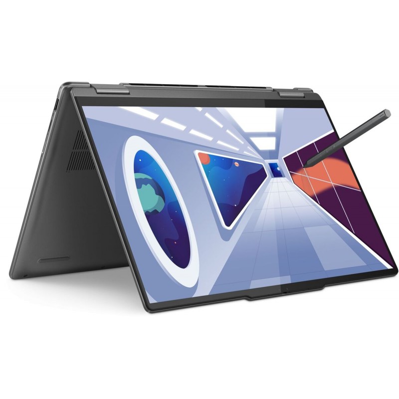 Лаптоп LENOVO YOGA 7, 14" WUXGA (1920x1200) Touch, Ryzen 7 7735U, 16GB LPDDR5 6400MHz, 1TB M.2 NVMe SSD, LENOVO YOGA 7 14