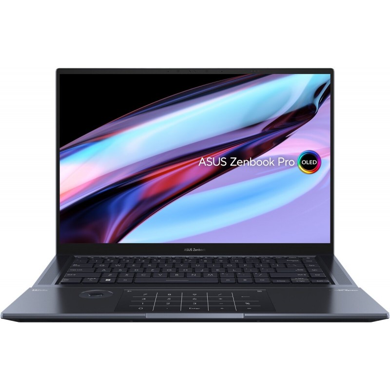 Лаптоп ASUS UX7602VI-OLED-ME951X, 16" 4K (3840x2400), i9-13900H, RTX 4070 8GB GDDR6, 32GB LPDDR5 5200MHz, 2 TB M.2 NVMe SSD
