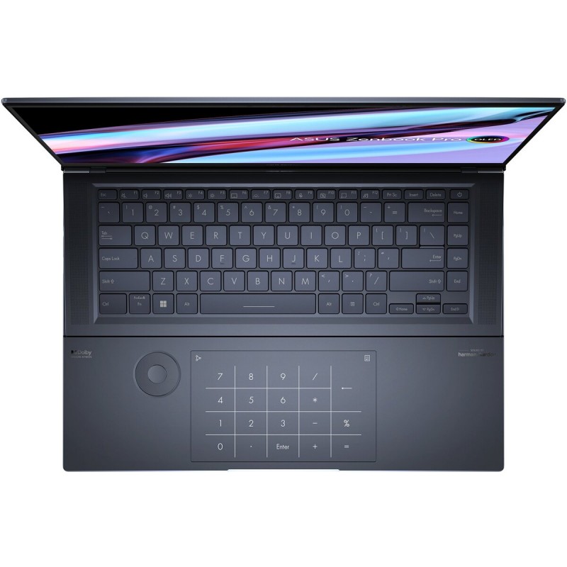 Лаптоп ASUS UX7602VI-OLED-ME951X, 16" 4K (3840x2400), i9-13900H, RTX 4070 8GB GDDR6, 32GB LPDDR5 5200MHz, 2 TB M.2 NVMe SSD
