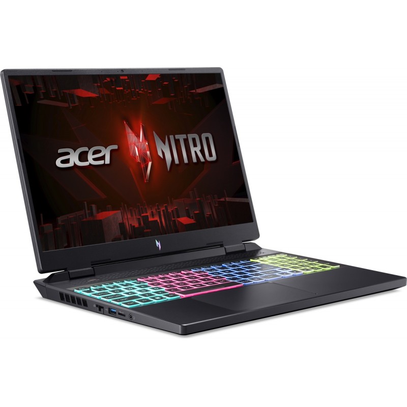 Лаптоп ACER NITRO AN16-51-71J2, 16" WQXGA (2560x1600) IPS, i7-13620H, RTX 4050 6GB GDDR6, 16GB DDR5 4800MHz, 1TB M.2 NVMe SSD