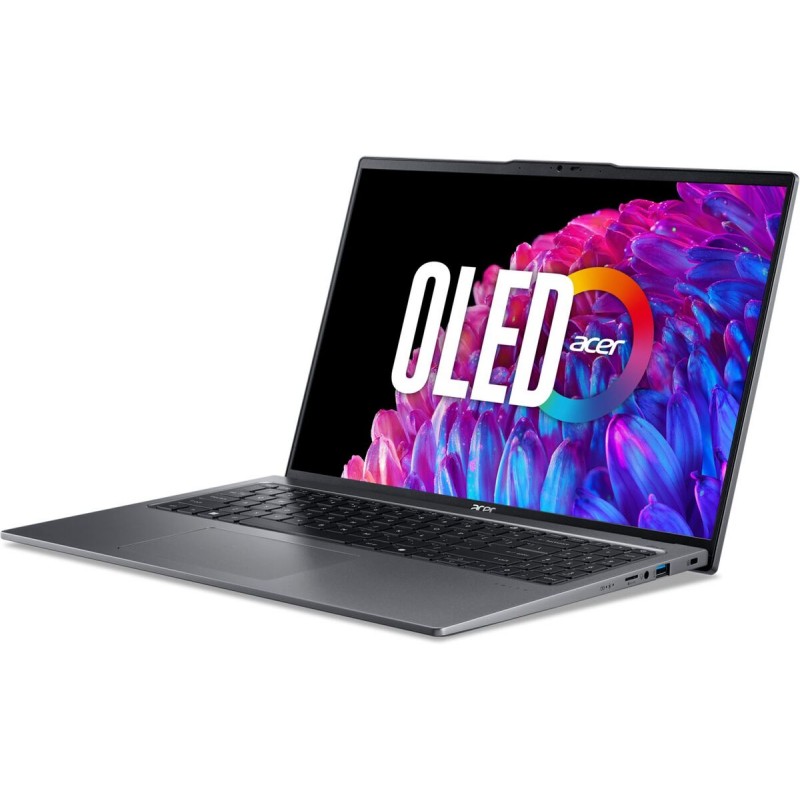 Лаптоп ACER SWIFT SFG16-72-78L3, 16" (3200x2000), Intel Ultra 7 155H, 32GB LPDDR5 6400MHz, 1TB M.2 NVMe SSD, SFG16-72-78L3
