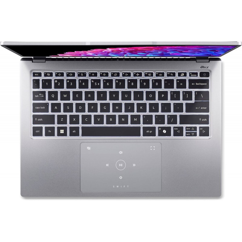 Лаптоп ACER SWIFT SFG14-73-52NK, 14" (2880x1800), Intel Ultra 5 125U, 16GB LPDDR5X, 512GB M.2 NVMe SSD, SFG14-73-52NK