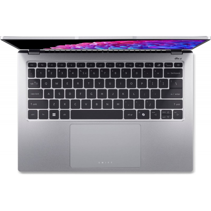 Лаптоп ACER SWIFT SFG14-73-52NK, 14" (2880x1800), Intel Ultra 5 125U, 16GB LPDDR5X, 512GB M.2 NVMe SSD, SFG14-73-52NK