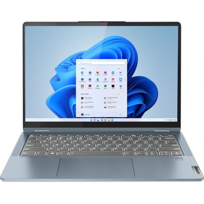 Лаптоп LENOVO FLEX 5 14ALC7, 14" (1920x1200) Touch, Ryzen 5 5500U, 16GB LPDDR4X 4266MHz, 512GB M.2 NVMe SSD, FLEX 5 14ALC7