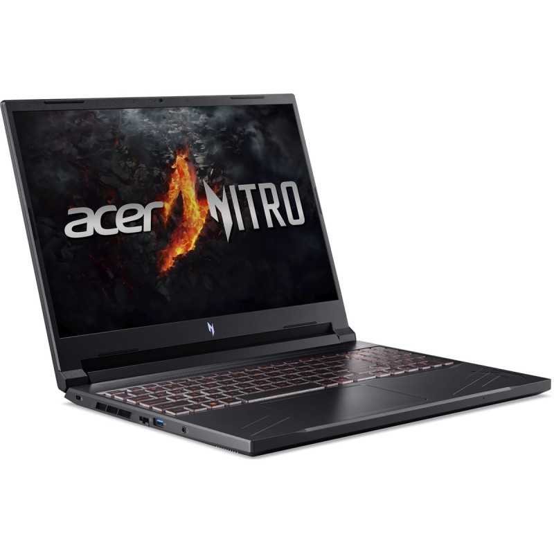 Лаптоп ACER NITRO ANV16-41-R0M0, 16" (1920x1200), Ryzen 7 8845HS, RTX 3050 6GB GDDR6, 16GB DDR5 5600MHz, 1TB M.2 NVMe SSD