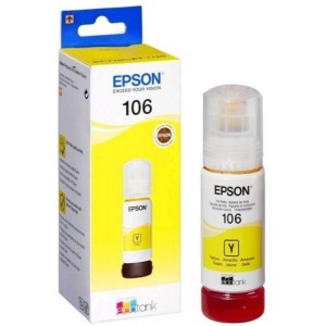 Ink cartridge EPSON 106 EcoTank Yellow ink bottle for L7160 L7180
