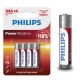 Philips Power Alkaline батерия LR03 AAA, 4-blister-LR03P4B/10