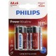 Philips Power Alkaline батерии LR6 AA, 4+2-blister PROMO-LR6P6BP/10