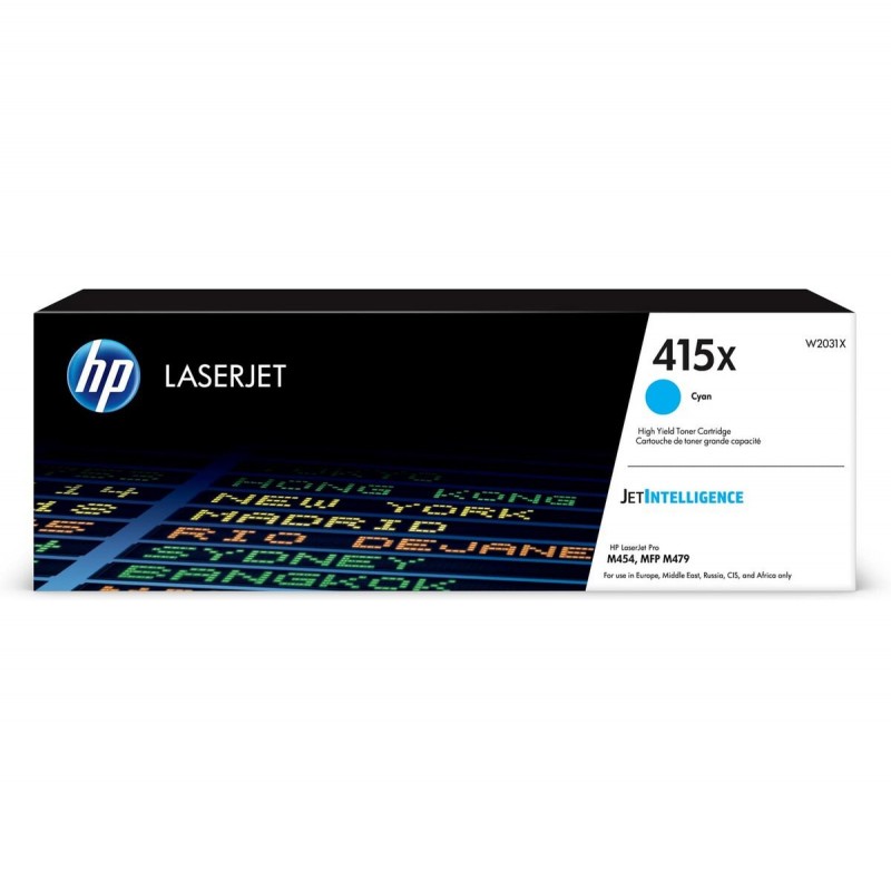 HP 415X Cyan LaserJet Toner Cartridge-W2031X
