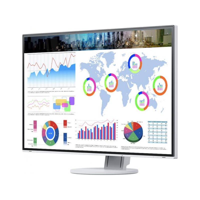 Монитор EIZO 27'' 3840x2160 (4K UHD) IPS 16:9, FlexScan, 178°, sRGB, White - EIZO EV2785-WT