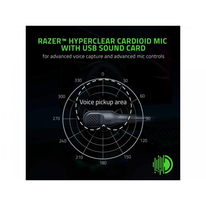 Razer BlackShark V2 X, 12 Hz – 28 KHz Frequency Response, 32 Ω (1 kHz) Impedance, Razer TriForce Driver, Breathable memory foam, Advanced passive noise cancellation, Analog 3.5 mm Connection, 100 Hz – 10 kHz Microphone Frequency, 1.3 m Cable-RZ04-03240100