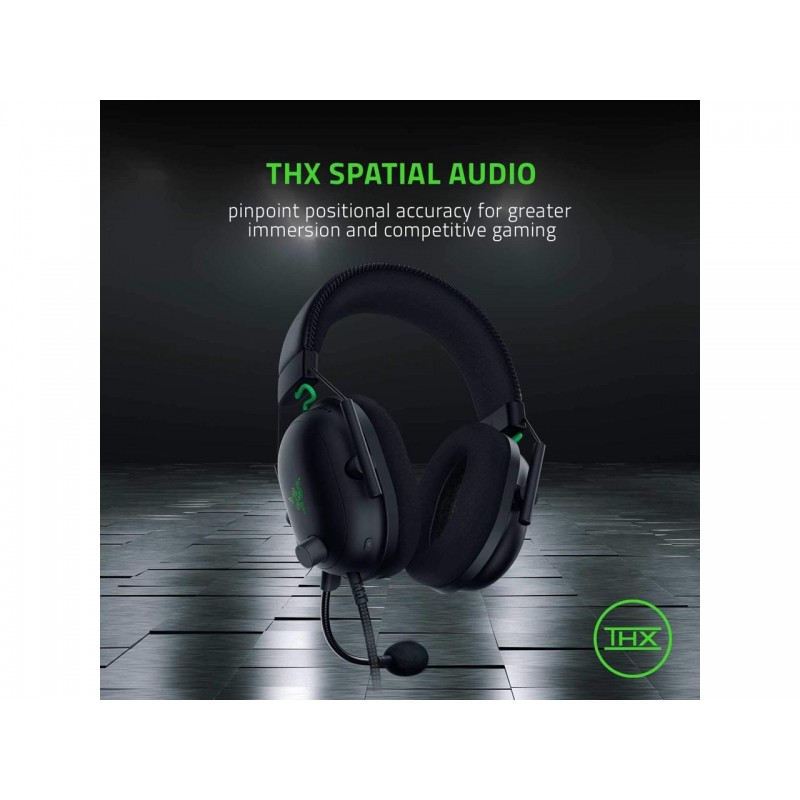 Razer BlackShark V2 X, 12 Hz – 28 KHz Frequency Response, 32 Ω (1 kHz) Impedance, Razer TriForce Driver, Breathable memory foam, Advanced passive noise cancellation, Analog 3.5 mm Connection, 100 Hz – 10 kHz Microphone Frequency, 1.3 m Cable-RZ04-03240100