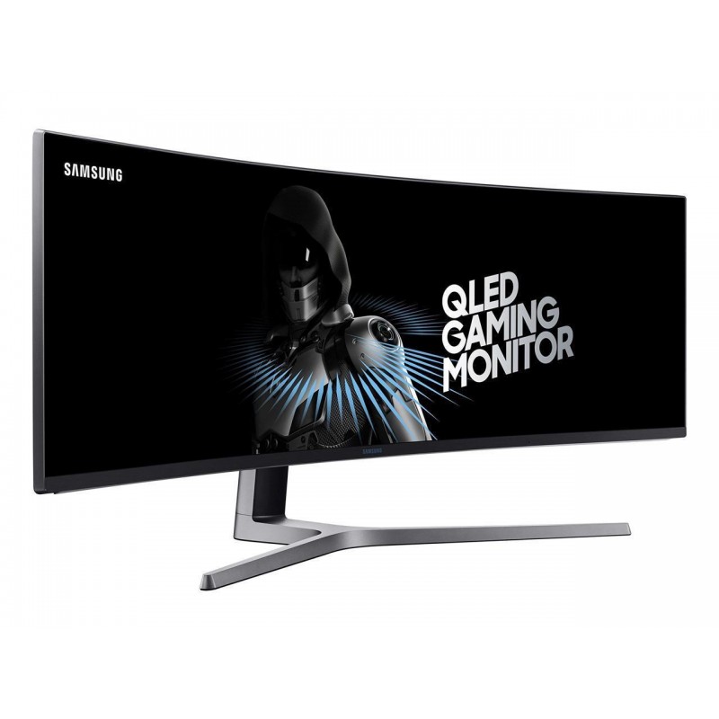 Монитор Samsung 48.9" QLED, Super Ultra-wide 32:9 (3840x1080) VA 144Hz, 1ms, 1800R, Curved, Nvidia G-Sync, FreeSync: AMD FreeSync - C49HG90D