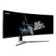 Монитор Samsung 48.9" QLED, Super Ultra-wide 32:9 (3840x1080) VA 144Hz, 1ms, 1800R, Curved, Nvidia G-Sync, FreeSync: AMD FreeSync - C49HG90D