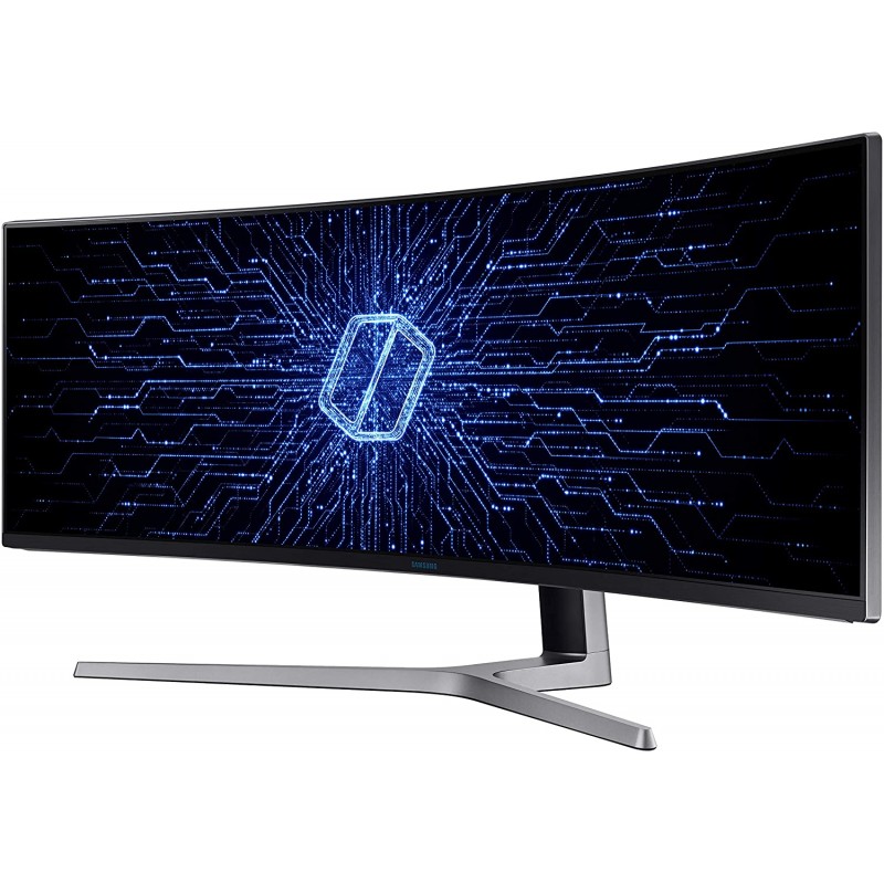 Монитор Samsung 48.9" QLED, Super Ultra-wide 32:9 (3840x1080) VA 144Hz, 1ms, 1800R, Curved, Nvidia G-Sync, FreeSync: AMD FreeSync - C49HG90D