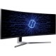Монитор Samsung 48.9" QLED, Super Ultra-wide 32:9 (3840x1080) VA 144Hz, 1ms, 1800R, Curved, Nvidia G-Sync, FreeSync: AMD FreeSync - C49HG90D