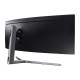 Монитор Samsung 48.9" QLED, Super Ultra-wide 32:9 (3840x1080) VA 144Hz, 1ms, 1800R, Curved, Nvidia G-Sync, FreeSync: AMD FreeSync - C49HG90D