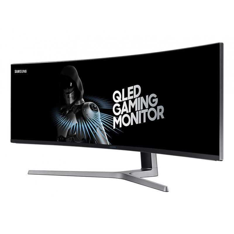 Монитор Samsung 48.9" QLED, Super Ultra-wide 32:9 (3840x1080) VA 144Hz, 1ms, 1800R, Curved, Nvidia G-Sync, FreeSync: AMD FreeSync - C49HG90D