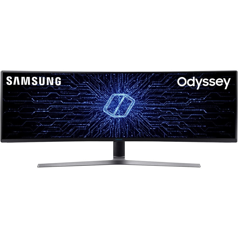 Монитор Samsung 48.9" QLED, Super Ultra-wide 32:9 (3840x1080) VA 144Hz, 1ms, 1800R, Curved, Nvidia G-Sync, FreeSync: AMD FreeSync - C49HG90D