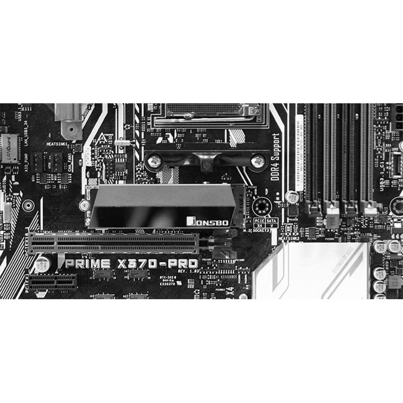 Пасивен охладител Jonsbo M.2 SSD - JONSBO-ZUWE-418