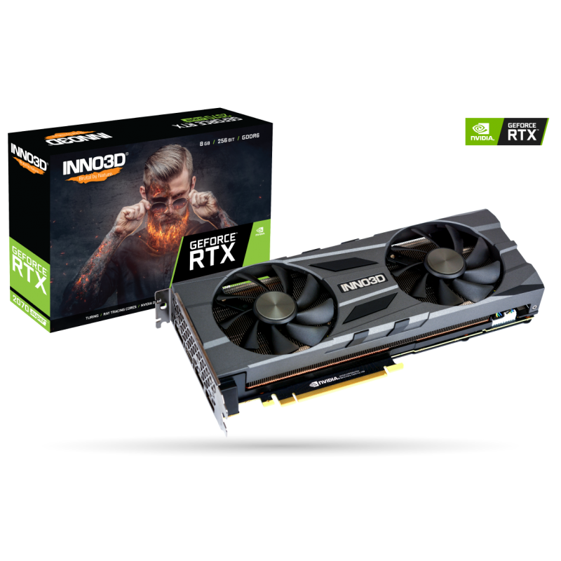 Видео карта Inno3D GeForce RTX 2070 SUPER Twin X2 OC, 8192MB-N207S2-08D6X-11801167
