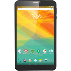 Prestigio Wize 3418 4G, 8''(800*1280)IPS display, Single SIM, Android 6.0, up to 1.1GHz 64-bit quad core, 1GB DDR, 8GB Flash, 0.3MP Front + 2.0MP rear camera, 4200mAh battery, color/Black